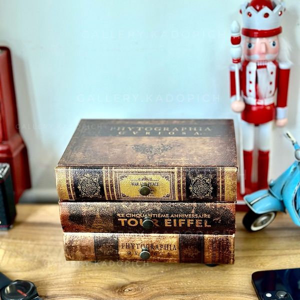 کمد 3 کشو طرح کتاب