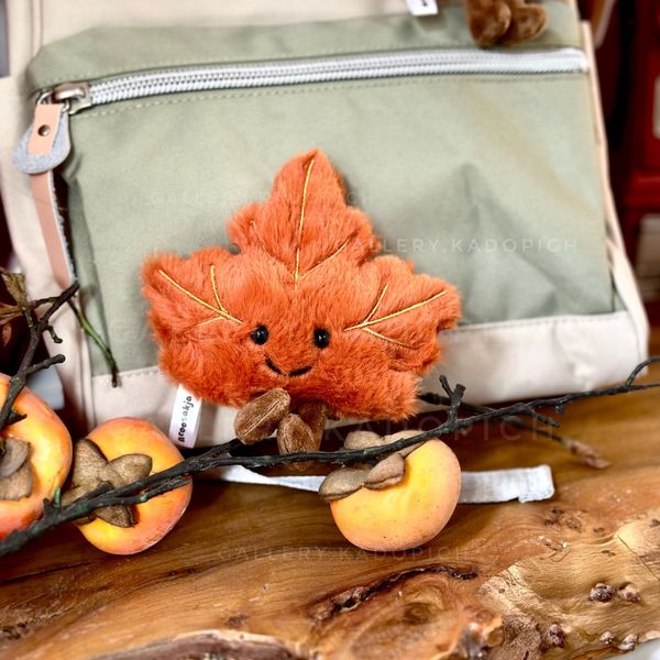 چارم برگ پاییزی آویز کیف و کوله