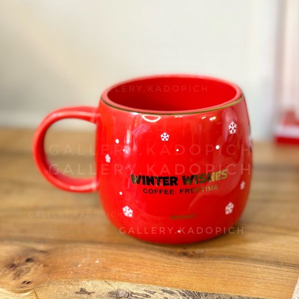 ماگ میکی موس کریسمسی قرمز برجسته