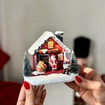 کلبه چراغدار بابانوئل کریسمسی🎄