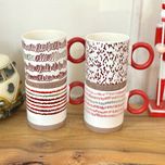 ست ماگ 4 تایی برند saida رنگ قرمز