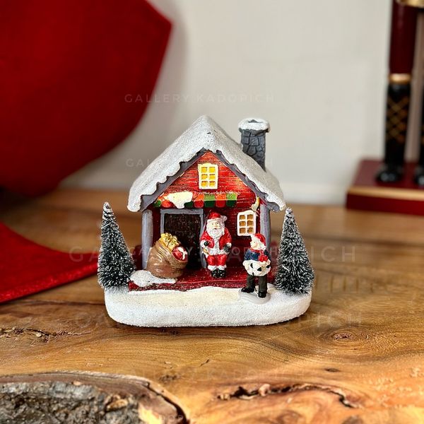 کلبه چراغدار بابانوئل کریسمسی🎄