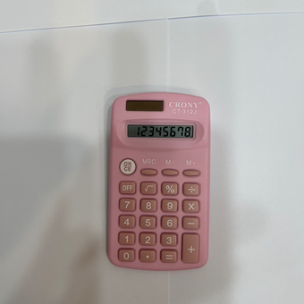 ماشین حساب جیبی برند کرونی مدل ct-312j (عمده)(بسته چهار عددی)