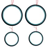 حلقه نئون مدل آیس بلو مناسب برای تیبا مجموعه چهار عددی