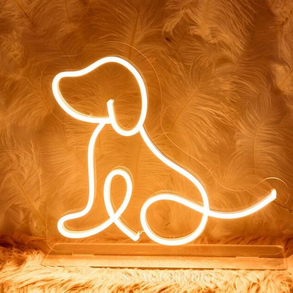 تابلو نئون مدل فلکسی طرح سگ کد G2