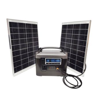 پکیج برق خورشیدی اضطراری قابل حمل مدل 600W-220v