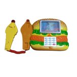 ست اسباب بازی لوازم خانه مدل تلفن همبرگر