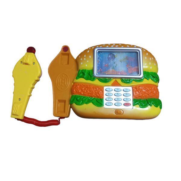 ست اسباب بازی لوازم خانه مدل تلفن همبرگر
