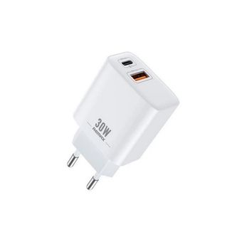 شارژر دیواری 2 پورت 30 وات ریمکس مدل RP-U82 با گارانتی شرکتی