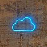 چراغ نئونی دیواری طرح ابر