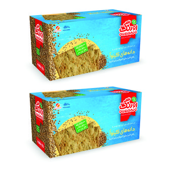 بیسکویت رژیمی بدون شکر با دانه کینوا اورنگ- 380 گرم  بسته 2 عددی