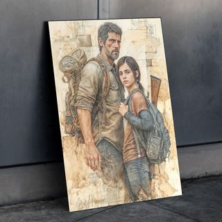 متال پوستر طرح گیم - the last of us کد 15