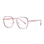 فریم عینک طبی چند ضلعی مدل TJ802C122P81 مناسب برای صورت گرد و بیضی