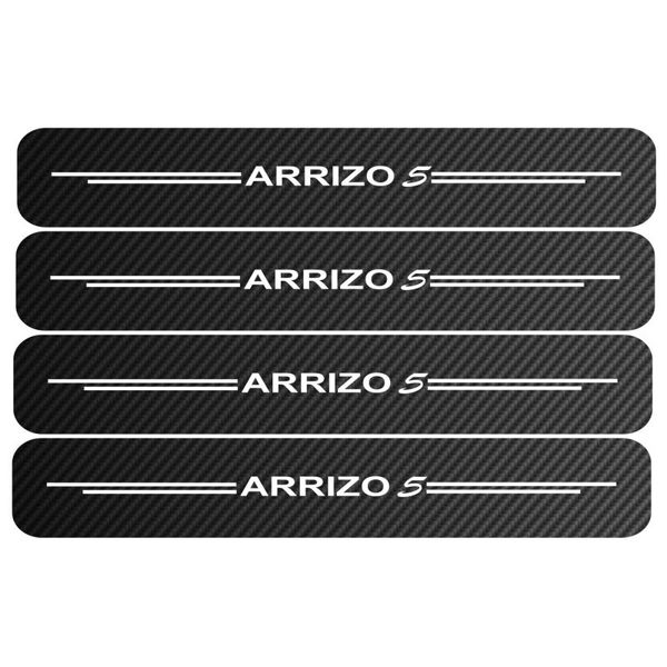 برچسب بدنه خودرو مهدیار طرح پارکابی کربن کد SP187 مناسب برای آریزو 5 بسته 4 عددی*89