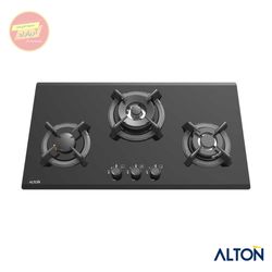 اجاق گاز توکار شیشه‌ای مشکی 4 شعله ایرانی G-303B آلتون ALTON