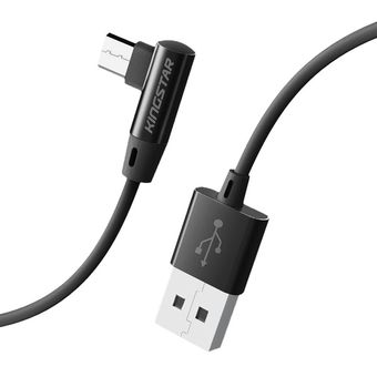 کابل تبدیل USB به MicroUSB کینگ استار مدل Vertical Fast K80A طول 1.1 متر