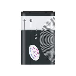 باتری موبایل ام وی بی مدل BL-5C ظرفیت 1020 میلی آمپر ساعت مناسب برای گوشی موبایل نوکیا 105 / 106 / 107 / 1200 / 1280