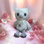 عروسک مدل جغد برفی ارتفاع 25 سانتی متر