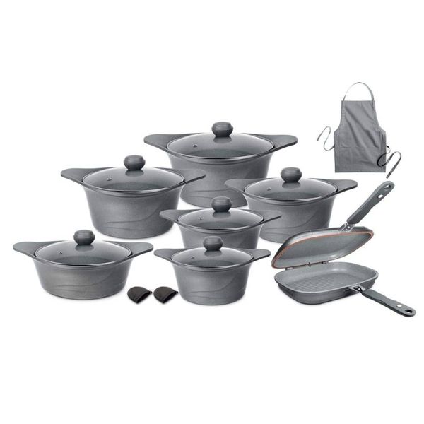 سرویس پخت و پز 17 پارچه ام جی اس مدل Korea-C