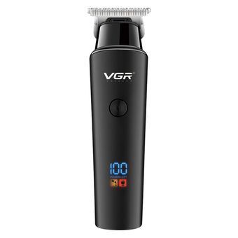 ماشین اصلاح موی سر و صورت وی جی آر مدل 937 با طراحی ارگونومیک، نمایشگر دیجیتال، باتری 2000 میلی‌آمپر ساعت، شارژ USB و سه شانه قا