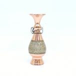 گلدان صراحی مس و خاتم 16 سانت هنر پارس