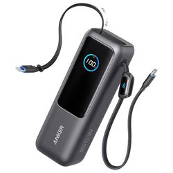 پاوربانک 165 وات انکر مدل A1695 ظرفیت 25000 میلی آمپر ساعت به همراه دو کابل USB Type-C