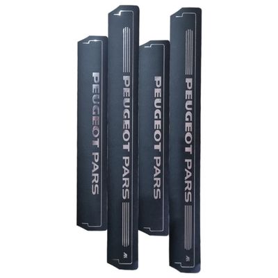 برچسب پارکابی خودرو امیران اسپرت طرح چرم کد 2025040 مناسب برای پژو پارس مجموعه 4 عددی