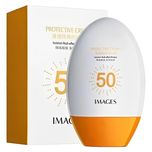 کرم ضد آفتاب بدون رنگ ایمجز SPF 50 مدل Protective مناسب انواع پوست حجم 45 میلی لیتر