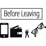 استیکر والتت مدل Before leaving