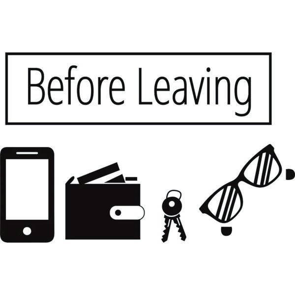 استیکر والتت مدل Before leaving