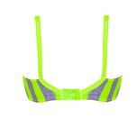 سوتین زنانه طرح زبرا کد N رنگ فسفری