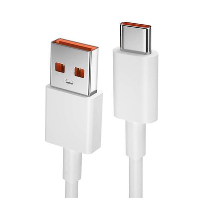 کابل شارژ USB به USB-C توربو مدل اقتصادی ثانیه شمار