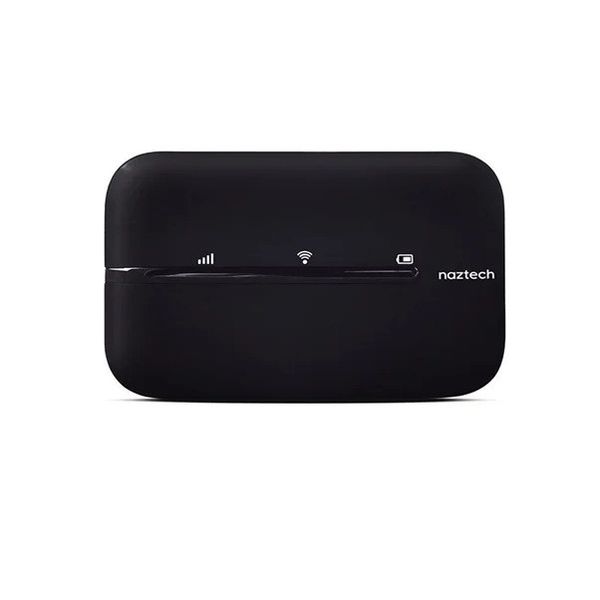 مودم 4G LTE قابل حمل نزتک مدل NZT-77CT با باتری 2100 میلیآمپر، پشتیبانی از 10 کاربر همزمان، آنتن داخلی، پورت USB Type-C و شیار