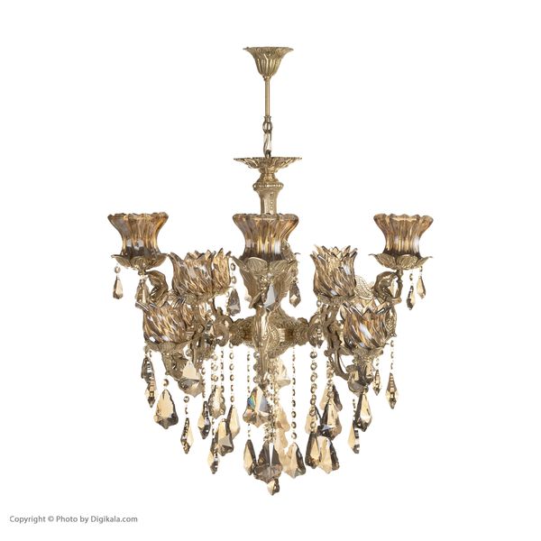 لوستر 12 شعله شاهان تک کد B/8030