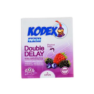 کاندوم ناچ کدکس مدل Double Delay بسته 3 عددی