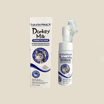 فوم شست‌وشوی صورت وکالی مدل شیرالاغ حجم 150 میلی‌لیتر.