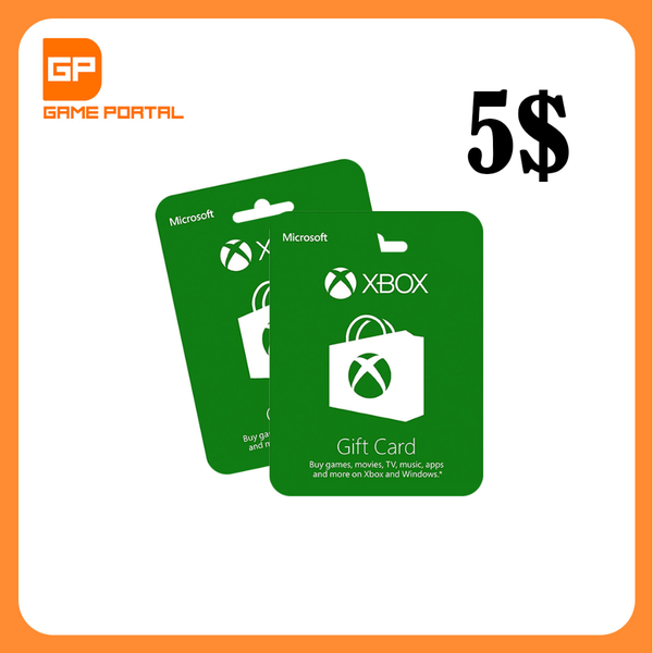 گیفت کارت ایکس باکس (5 دلاری)