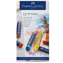 پاستل روغنی 12 رنگ فابر کاستل