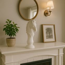 مجسمه نماد سال  مدل اسب طرح نقش و نگار