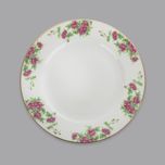 سرویس غذاخوری 28 پارچه 6 نفر چینی زرین ایران مدل ایتالیا اف بیدگل درجه عالی