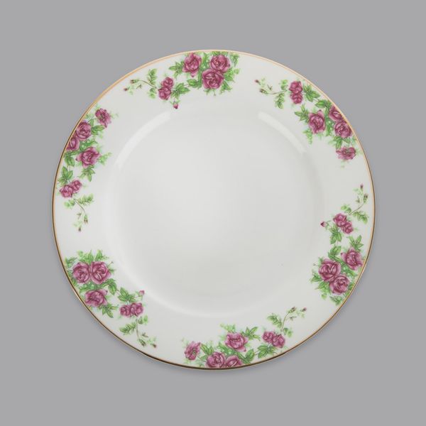 سرویس غذاخوری 28 پارچه 6 نفر چینی زرین ایران مدل ایتالیا اف بیدگل درجه عالی