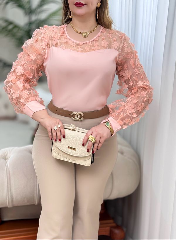 شومیز دانتل یاسمین‌2903