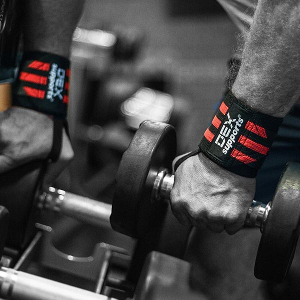 مچ بند بدنسازی مدل Wrist Wraps بسته دو عددی