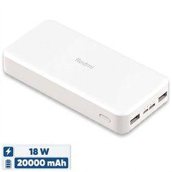 پاوربانک 18 وات شیائومی مدل Redmi  ظرفیت 20000 میلی‌آمپرساعت