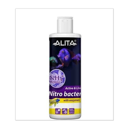 محلول باکتری زنده آب آکواریوم آلیتا مدل Nitro Bacter حجم 120 میلی لیتر