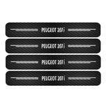 برچسب بدنه خودرو مهدیار مدل پارکابی کربن کد SP161 مناسب برای پژو 207i بسته 4 عددی*394