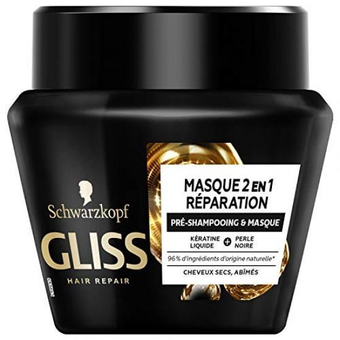 ماسک مو گلیس مشکی Ultimate Hair Repair حجم 300 میلی لیتر