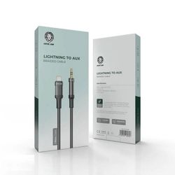 کابل لایتنینگ به آی یو ایکس گرین لاین مدل Lightning To AUX Braided
