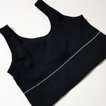 نیم تنه ورزشی زنانه ماییلدا مدل بدون فنر پددار کد 4559 رنگ مشکی