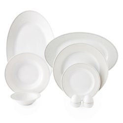 سرویس غذاخوری 28 پارچه چینی زرین ایران مدل ایتالیا اف کلارا کد 0128 درجه عالی